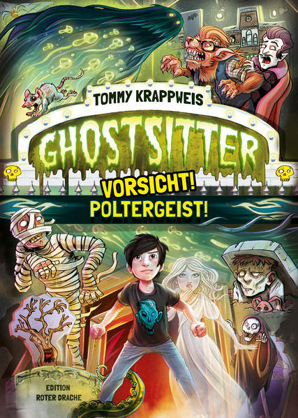 GHOSTSITTER - die rasend komische All-Ager-Reihe von Bestsellerautor Tommy Krappweis Die Geschichte des vierzehnjährigen Gaming-Fans Tom und seiner Geisterbahn voller quicklebendiger Untoter wurde mehrfach mit dem Lovelybooks-Leserpreis ausgezeichnet