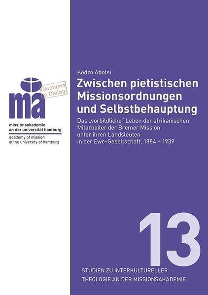 Zwanzig westafrikanische Mitarbeiter der Norddeutschen Missionsgesellschaft wurden zwischen 1884 und 1900 in Deutschland, nämlich in Württemberg, ausgebildet. Nach ihrer Ausbildung wurden sie in den Missionsdienst in Westafrika aufgenommen, wobei sie zwischen den Missionsordnungen und der kulturellen und religiösen Prägung der Ewe hin- und hergerissen waren. Ausgehend von diesen Prämissen, die im Rahmen der Forschungen über transkulturelle Prozesse in den Missionsstationen in Westafrika abgeleitet werden, wird in der vorliegenden Studie gezeigt, was die konkreten Positionierungen der Missionsmitarbeiter den Missionsordnungen gegenüber waren-und insbesondere, wie sie von ihren Landsleuten wahrgenommen wurden. Es wird also die Frage des vorbildlichen Lebens fokussiert, die in den Missionsordnungen als Pflicht für diese afrikanischen Mitarbeiter galt.