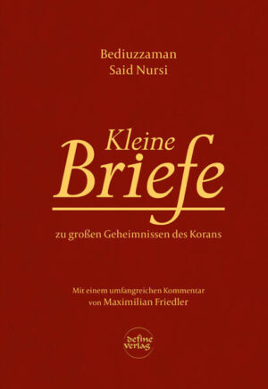 Gibt es ein Leben nach dem Tode? Wo liegen die Hölle und das Paradies? Und warum wurde der Mensch aus dem Paradies ausgewiesen? Kann jemand Muslim sein ohne zu glauben? Warum lässt Gott auch unschuldige Menschen, sogar Tiere leiden? Gibt es eine absolute Gerechtigkeit? Diese und hunderte weitere essenzielle Fragen werden in dem über 6.000 Seiten starken Gesamtwerk Risale-i Nur des bedeutenden Gelehrten Bediuzzaman Said Nursi (1877-1960) beantwortet. Das Werk gilt als einer der originellsten und außergewöhnlichsten Korankommentare, die je verfasst wurden. Das Buch Mektubat-Die Briefe-ist ein Kernstück dieses Werkes. Es wurde bereits in viele Sprachen übertragen, auch auf Deutsch sind mehrere Übersetzungen erhältlich. Kennzeichnend für unsere Ausgabe Kleine Briefe zu großen Geheimnissen des Korans (Briefe 1-15) sind: ein besonderes Augenmerk auf Verständlichkeit unter Berücksichtigung des türkisch-osmanischen Ursprungstextes, Kommentare, Kurzportraits der wichtigsten Personen und Erklärung von über 200 Fachbegriffen, ohne die sich der Text dem Laien kaum erschließt, eine Verknüpfung des Textes sowohl mit dem Leben in der Gegenwart als auch mit historischen Quellen.