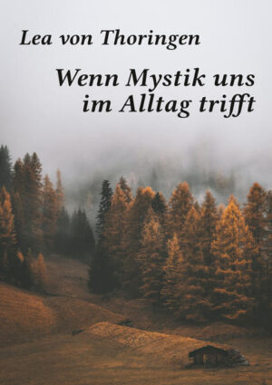 Lea von Thoringen Wenn Mystik uns im Alltag trifft Mystik und Realität liegen eng beieinander. Wie weit das eine von dem anderen entfernt ist, wodurch sie sich unterscheiden oder sogar ergänzen, liegt immer im Auge des Betrachters. In diesem Buch sind virtuelle Erfahrungen, ein Hauch Fantasie und Wirklichkeit ineinander verwoben. Kleine Dinge, welche unseren Alltag bestimmen, können real, aber auch nicht zuordenbar sein. Gehen Sie mit mir auf eine Reise, auf welcher Sie nicht nur meinem teils wirklichem, teils virtuellem Leben begegnen, sondern auch Verbindungen in Ihr eigenes Dasein knüpfen und sich selbst auf einen anderen, einen neuen Weg begeben können. Folgen Sie mir und lassen Sie uns gemeinsam das Mysterium Leben etwas genauer unter die Lupe nehmen.