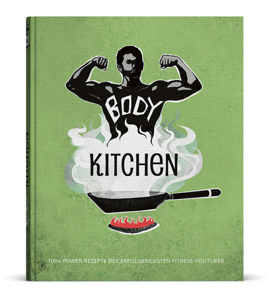 Body Kitchen - Das Fitness-Kochbuch für Männer und Frauen. Über 100 Power-Rezepte der erfolgreichsten Fitness-YouTuber Deutschlands. Du willst Dich gesund ernähren und brauchst in Deinem Alltag Kraft und Energie? Body Kitchen - Das Fitness-Kochbuch ist für all jene geeignet, die eine ausgewogene Ernährung, einen aktiven und sportlichen Alltag, und ein bewusstes Leben anstreben. Die Rezepte kommen von Deutschlands erfolgreichsten Fitness-Youtubern. Athleten, die seit vielen Jahren professionell Sport treiben und einen stressigen Arbeitstag haben. Diese Fitness-Rezepte sind absolut lecker und im Alltag erprobt! In Body Kitchen präsentieren Flying Uwe, Flavio Simonetti und Rafael McStan die Fitness-Rezepte und -Ernährung, die sie seit Jahren durch ihren Sport- und Berufsalltag bringen. Die Rezepte, verbindet das Ziel, eine ästhetische und belastbare Physis und eine standhafte Psyche zu erreichen. Es sind die besten Fitness-Rezepte, zusammengesucht frei nach dem Motto: Das Sixpack wird in der Küche gemacht . In Body Kitchen - Das Fitness-Kochbuch findet ihr Low-Carb-, High-Carb- und High-Protein-Hauptgerichte wie: Pizza mit Blumenkohlboden, Vegane Carbonara mit Räuchertofu oder Süßkartoffel Kumpir. Außerdem gibt es Fitness-Rezepte für Zwischenmahlzeiten, Snacks, Shakes und Smoothies wie: selbstgemacht Proteinriegel, Pre- und Post-Workout Shakes und Smoothies, Cranberry-Nuss Raw-Bites, Low-Fat Bananenbrot, Fitness-Eis und viele mehr... Zu allen Fitness-Rezepten von Body Kitchen gibt es detaillierte Nährwertangaben und Variationen für aktive Köchinnen und Köche in der Diät oder dem Muskelaufbau, für Veganer oder Vegetarier und natürlich auch für Fleischesser. Body Kitchen eignet sich daher genauso gut als Leitfaden für eine Sport-Ernährung, wie als Ausgangspunkt der Kreation für Deinen eigenen Ernährungsplan. Alle Rezepte in Body Kitchen - Das Fitness-Kochbuch, lassen sich aus Zutaten kochen, die es im normalen Supermarkt gibt und ermöglicht wirklich jedem beachtliche Koch- und Backerfolge. Das Fitness-Kochbuch richtet sich an alle, die ein aktives Leben führen (wollen). Sie finden in diesem Buch Rezepte für ein bewusstes und ausgeglicheneres Leben zwischen Schule, Studium, Beruf und Freizeit, Alltag und Sport. Dabei ist das Buch für Frauen genauso geeignet wie für Männer im Muskelaufbau oder zum Abnehmen. Was alle Leser dieses Buchs verbindet, ist ihr Interesse an einer gesunden und praktischen, leckeren und einfachen Ernährung. Neben den Rezepten erfahren Leser mehr über die Ernährungs- und Fitnessphilosophie von Kampfsportler Flying Uwe, Natural Body-Builder Flavio Simonetti und Kraftsportler Rafael McStan und erhalten so Einblicke in die alltagserprobten Routinen der Profisportler. Body Kitchen - Das Fitness-Kochbuch für Frauen und Männer beantwortet folgende Fragestellungen: - Welches sind die besten Fitness Rezepte für eine gesunde Sport-Ernähung - Wie ernähre ich mich im Muskelaufbau als Frau bzw. als Mann - Was sind passende Ernährung und Fitness-Rezepte für Kraftsportler und für Sportler - Abnehmen ohne Hunger mit Sport und trotz Essen