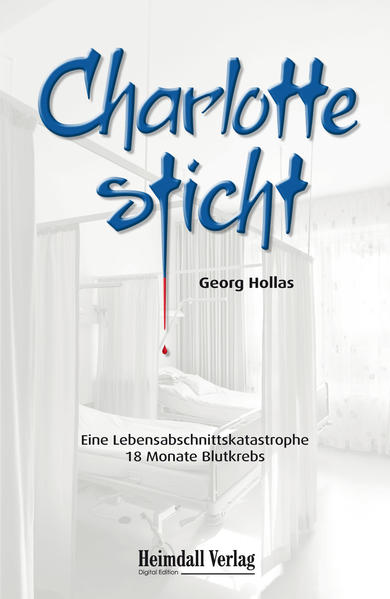 Nach der erschreckenden Diagnose Blutkrebs, Multiples Myelom, nannte ich meine Chemotherapie „Charlotte“, um den Druck aus meinen negativen Gedanken zu nehmen. Ich schildere in dem Erfahrungsbericht meine Gedanken, Gefühle und Ängste auf ehrliche Weise, erzähle ernste und zu beschmunzelnde Geschichten zwischenmenschlicher Begegnungen und beschreibe verständlich, was durch den Blutkrebs mit meinem Körper geschah und wie sich der „Besuch von Charlotte“ mit den Begleiterscheinungen auswirkte.