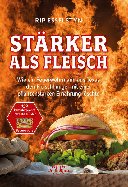 Fleisch macht stark? Stimmt das überhaupt? Rip Esselstyn meint: nein. Er ist erfolgreicher Triathlet, ehemaliger Feuerwehrmann und Sohn des bekannten Herzforschers Dr. Caldwell B. Esselstyn. In seinem neuen Buch Stärker als Fleisch entzaubert er Ernährungsmythen und macht überzeugend deutlich, warum eine pflanzenbasierte Ernährung in jeder Hinsicht die beste Wahl für den Menschen ist. Auch für Sportler. Natalie Portman, James Cameron und Mike Tyson: Viele Prominente sind bereits überzeugte Pflanzenesser. Um ein ganzer Kerl oder eine starke Frau mit belastbaren Knochen zu sein, braucht es weder Fleisch noch Milchprodukte, so Esselstyn. Pflanzen liefern ausreichend Kalzium und Eisen - und ganz nebenbei noch viele weitere unverzichtbare Nährstoffe, die der menschliche Körper braucht. Der Bestsellerautor erklärt auf unterhaltsame, direkte Art, warum Fleisch, Milch und andere Tierprodukte für den menschlichen Körper ungesund sind, und deckt auf, welche Lebensmittel seit Generationen für gesund gehalten werden, obwohl sie es überhaupt nicht sind - wie die Wissenschaft mittlerweile nachgewiesen hat. Dass pflanzliche Ernährung Spaß macht, zeigt Stärker als Fleisch außerdem: Es enthält „starke“ Gerichte wie der „Handstand-Burger“, „Knochenbrecher-Chili“ und „Adonis-Kuchen“. Esselstyn gelingt es mit Leichtigkeit, selbst den größten Gesundheitsmuffel für Pflanzenpower zu begeistern. Sein Buch ist mehr als Lektüre über Ernährung: Es enthält amüsante wie deftige Geschichten, die nebenbei die wichtigsten Argumente für eine pflanzenbasierte Ernährung liefern. Und es listet über 150 kreative Rezepte auf, die sofort Lust auf gesundes Essen machen. Stärker als Fleisch? Auf jeden Fall! „Dieses Buch ist revolutionär! Es entkräftet all die Ernährungsmythen, die in unserer Gesellschaft zu Krankheiten und Verwirrung führen. Rip liefert eindeutige, prägnante und hilfreiche Informationen, die lhnen das Leben retten werden. Rüsten Sie sich mit unverzichtbarem Wissen und köstlichen pflanzenstarken Rezepten!“ - Lindsay S. Nixon, Autorin von Happy Vegan