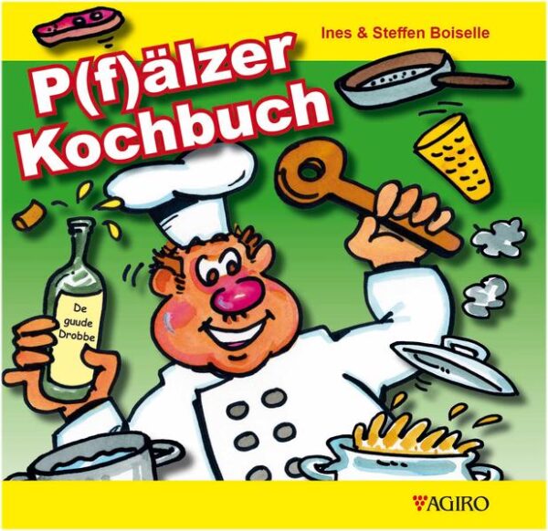 Supp, Salad unn Kaffee … 37 Rezepte typischer Pfälzer Gaumenfreuden - von Vorspeise über Hauptgericht bis Dessert. Mit Cartoons des 100%-PÄLZER!-Zeichners Steffen Boiselle herzhaft gewürzt und pikant abgeschmeckt. Alla hopp - ran an de Topp!