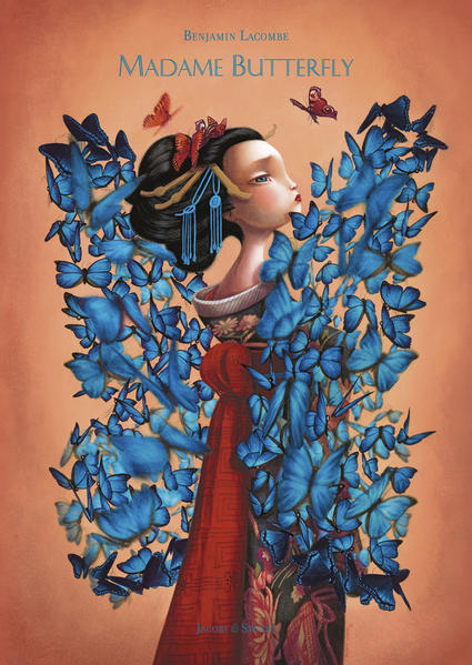 Lacombes magischer Schmetterling Benjamin Lacombe hat die unvergessliche Geschichte von Madame Butterfly neu interpretiert und verleiht einem von Gewissensbissen geplagten Pinkerton eine nie zuvor gehörte Stimme. Dieses Künstlerbuch nähert sich dem Liebesdrama auf den Vorderseiten mit den Mitteln der Ölmalerei. Auf der Rückseite dieser wie eine Ziehharmonika gefalteten Seiten befindet sich ein 10 Meter langer Fries im japanischen Stil - in Tusche und Aquarell. Magisch! Giacomo Puccinis Oper hat diese tragische Liebesgeschichte weltberühmt gemacht. Die Geisha Cho-Cho-San verliebt sich in den amerikanischen Offizier Pinkerton. Doch schon bald nach ihrer 'Heirat' kehrt er nach Amerika zurück. Als er nach Jahren der Trennung endlich wiederkommt, glaubt sie an die Erfüllung ihrer Hoffnungen und Wünsche. Doch Pinkerton hat andere Pläne. Wer könnte das Gefühl von Sehnsucht und unerfüllter Liebe besser in Szene setzen als Benjamin Lacombe?