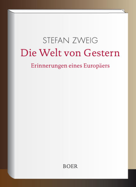 Das Buch entstand kurz vor Zweigs Tod in den letzten Jahren (von 1939 bis 1941) seines Exils und erschien postum 1942 in Kooperation der Verlage Hamish-Hamilton London und Bermann-Fischer Verlag in Stockholm. Das Buch zeichnet sich durch die persönliche Nähe aus, die der Leser und Leserinnenansichten des Ich-Erzählers. Inwieweit Zweig sein persönliches Leben in diesem Buch dargestellt oder eben herausgehalten hat, ist umstritten. Zweig beschreibt die Kultur, die Mode, das Leben der Jugendlichen, das Erziehungssystem, die Sexualmoral und das Wertesystem der Gesellschaft. [Wikipedia]