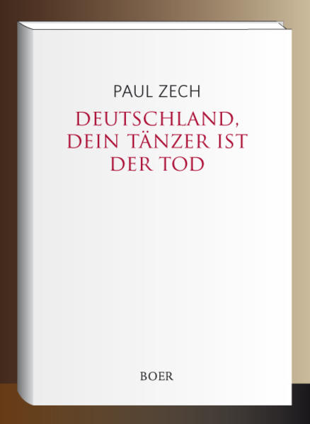 Zum Gedenken an das Ende des Ersten Weltkriegs bringt der Verlag Neudrucke von Paul Zech, der in seinen Prosa- und Lyriktexten in expressionistischer Manier seine Kriegserlebnisse, die Nachkriegszeit und Erlebnisse aus seiner neuen Heimat in Südamerika schildert.