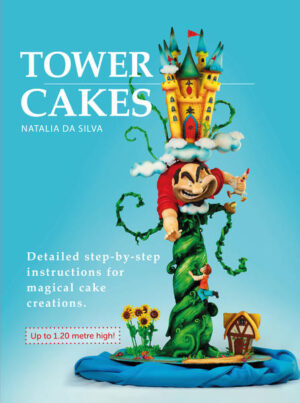 With her TOWERCAKES, the world-famous artist Natalia Da Silva presents magical cakes. She has developed this new, patented system for constructing multi-tiered cakes, which tell complete stories. Cakes that are more than a metre high on a minimal base plate - these are the impressive cake creations of Natalia Da Silva. In this book, the artist explains the static structure and decoration of the carved cakes in depth with detailed step-by-step instructions. In six unique TOWERCAKES, fairy tales and stories that inspire young and old come to life: Hansel & Gretel, Little Red Riding Hood, Jack & the Beanstalk, The world of fragrances, The Circus and Sweets & Ants. Learn new techniques and create your own TOWERCAKES. This book contains: - 156 pages with detailed descriptions and lots of photos - Basics, recipes and accessories - Painting & carving techniques - Six TOWERCAKES projects