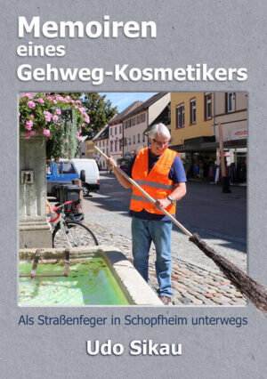 Ein Original, eine Stadtlegende, ein Unikat - unverwechselbar und unersetzlich - so lauten die Urteile der Menschen, die Udo Sikau, den stadtbekannten Straßenfeger von Schopfheim kennen. 47 Jahre lang war er unermüdlich auf den Straßen der kleinen Stadt im Wiesental, die noch mittelalterliches Flair ausstrahlt, tätig. Mit Besen, Schaufel und Papierzange hielt er Straßen und Wege sauber, sammelte Müll ein, leerte Papierkörbe oder riss Unkraut heraus. Im Herbst fegte er das Laub zusammen und im Winter schippte er Schnee. Stets zuverlässig und mit großem Engagement. Immer freundlich, zuvorkommend, humorvoll und öfters ein Spässle auf den Lippen - so erlebten ihn die Schopfheimer und Besucher der Stadt. Und wer über ihn spricht, vergisst nie sein „Schätzle“ zu erwähnen, mit dem er auf optimistische und fröhliche Art Mann und Frau, Jung und Alt begrüßte und das bei vielen „die Laune hob und den Tag rettete“. In diesem Buch erzählt er spannende Geschichten und berichtet von teils lustigen Erlebnissen aus seinem Leben als Straßenfeger und Bauhofmitarbeiter. „Ich kehre nicht mehr wieder“ will er auf seinem Grabstein geschrieben haben. Die Menschen hier sehen das anders: „Er fehlt uns“ und „Schade, dass er nicht mehr kehrt!“ Mit ihm verschwindet ein „Schopfheimer Original“.