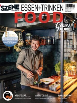 Ja, uns geht’s um Food. Und um Hamburg. In einem neuen Magazin der SZENE HAMBURG nehmen wir alles rund ums Essen und Trinken unter die Lupe. Und riskieren manchen Blick hinter die Tresen, in die Töpfe und Köpfe derer, die sich um Food kümmern. Dabei geht’s um weit mehr als Restaurants, Locations und Hotspots. Vielmehr kommen auch die zu Wort, die hinter den Kulissen dafür sorgen, dass wir gesund, gut genährt und glücklich durchs Leben gehen. Wir wollen innovative Food-Konzepte und Zulieferer vorstellen, frische Pop-up-Ideen für die Gastronomie präsentieren, spannende Entwicklungen skizzieren. Ein hochwertiges Magazin voll von Interviews, Portraits und launigen Texten. Stets im Fokus: der Mensch. Alles frisch und modern aufbereitet. Szene-Style.