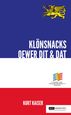 Die 23 Klönsnack-Geschichten dieses Buches sind ein Kaleidoskop. Skizzen, die das Leben in Mecklenburg- Vorpommern, besonders in Rostock, widerspiegeln: hoffnungsvoll, zuversichtlich, nachdenklich, zugleich auch abenteuerlich und humorvoll.