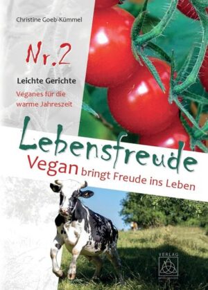 „Lebensfreude Nr. 2“ - das Frühling-/Sommerbuch - ist wie „Lebensfreude Nr. 1“ - das Herbst-/Winterbuch - kein Kochbuch, wie Sie es vielleicht kennen, denn hier spielen Kühe eine große Rolle. Die Bücher sind nicht vorrangig entstanden aus Liebe zum Essen, sondern aus Liebe zu den Tieren. Natürlich enthalten sie auch eine Menge schöne Rezepte und Informationen zur veganen Ernährung, aber es gibt auch viele Informationen über Rinder und noch mehr Bilder von ihnen. „Lebensfreude Nr. 2“ ist ein informatives und lebensbejahendes Buch, angefüllt mit Gedanken und Geschichten, Gefühlen und Emotionen - hier wird weder schockiert noch angeklagt. Unsere Rezepte sind hauptsächlich einfach, die meisten Gerichte sind mit wenigen Zutaten und ohne großen Aufwand zuzubereiten. Sie sind geeignet für Menschen, die bereits vegan leben, aber genauso für diejenigen, die sich bisher noch nicht an die vegane Ernährung gewagt haben, die aber spüren, dass sie nicht länger auf Kosten der Tiere leben möchten. Die Lebensfreudebücher bringen echte Lebensfreude, denn sie vermitteln Möglichkeiten, mit einfachen Mitteln selbst etwas für eine friedlichere Welt zu tun, und sie bringen Ihnen das Wesen von Tieren näher, die Ihnen vielleicht ganz fremd und nicht vertraut sind. Wenn Sie ein Mensch sind, der kritisch ist und die Dinge hinterfragt, der nicht wegsieht, sondern seinen Beitrag zum Wohl ALLER leisten will - und dabei einfaches Essen ohne viel Schnickschnack liebt -, dann sind Sie hier genau richtig!