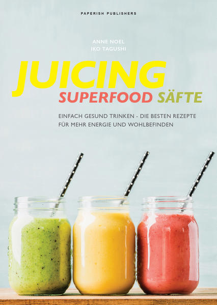 Die beiden Durchstarter im Food und Healthbereich: Anne Noel und Iku Tagushi geben dir gesunde, supereinfache und superleckere Rezepte für echte Power-Säfte. Das perfekte Buch um den SUPERFOOD Effekt sofort umzusetzen - fit und voller Energie in nur wenigen Wochen: mit den besten VITAMIN-POWERDRINKS für einen gesunden Körper und starken Geist - ein absolutes muss in jeder guten Küche! Die verführerischen Bilder und eine liebevolle Gestaltung machen dieses Buch zum idealen Begleiter für einen gesunden Lifestyle.