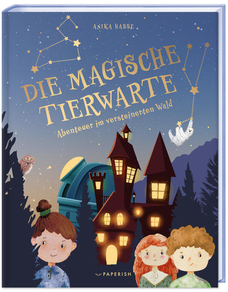 DIE MAGISCHE TIERWARTE Abenteuer im versteinerten Wald Marly kann es nicht fassen. Ihre Eltern sagen in letzter Sekunde die versprochene gemeinsame Brasilien-Reise ab und schicken sie stattdessen in ein Ferienlager am Chiemsee. Dort angekommen, entpuppt sich dieses aber keineswegs als langweilig. Zusammen mit ihren neuen Freunden Finni und Tim lernt sie den merkwürdigen Professor Kullemupp kennen. Er ist der Leiter der nah gelegenen Wildtierauffangstation. Es scheint, als ob der Professor ein Geheimnis hütet. Als Marly, Finni und Tim ihm eines Nachts in den Wald hinterherschleichen, sehen sie, wie er in einem Baum verschwindet. Die drei folgen ihm und eine unglaubliche Reise beginnt. Sie führt sie in eine Welt, in der Albino-Tiere zu Hause sind, eine Tierwarte über alles wacht und wo die Uhren anders ticken. Als dann noch in der Tierwarte das Notsignal eingeht, dass ein Albino-Faultier gerettet werden muss, stürzen sich die drei in ein aufregendes Abenteuer. fantasievolle Abenteuergeschichte für Leseanfänger Für Kinder ab 8 Jahren Hardcover mit 176 Seiten edle Goldfolienprägung wunderschön illustriert von Thomas Handl (München)