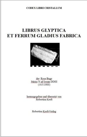 Librus Glyptica et ferrum Gladius fabrica, 10.5.1003nC | Robertina-Alexandra Kreft