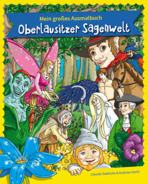 Das ultimative Sagen- Ausmalbuch der Oberlausitz! Die Oberlausitz ist reich an Sagen über merkwürdige Ereignisse und wundersame Gestalten. In diesem Buch werden viele dieser Überlieferungen in leicht verständlichen Texten vorgestellt. Große Zeichnungen laden dazu ein, sich die Sagenwelt der Oberlausitz mit den Farben der eigenen Fantasie in bunten Bildern auszugestalten.Was es mit dem Zauber der blauen Steine aus sich hat, mit dem Wassermann und seiner Frau, den in den Wäldern umherziehenden Buschweiblein, der Entstehung der Spree, den Zauberern Krabat und Pumphut, der Mittagsfrau oder Ritter Blauhütel das und viel mehr wird in 69 spannenden Sagen, Ausmalbildern und Rätseln vorgestellt, die Euch zum aktiven Mitgestalten einladen. Buntstifte gezückt und auf geht‘s in die Sagenwelt der Oberlausitz!