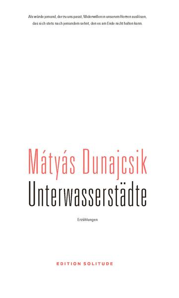 »Die ästhetische und politische Frage nach der konstruierten Realität von Städten als mythische Orte zieht sich wie ein roter Faden durch die sieben Kurzgeschichten des Erzählbands. Ihr Rahmen ist die Proust’sche Erfahrung von Zeit und Leben. Wir haben hier somit einen leidenschaftlich ironischen Erzähler, einen Dandy des 21. Jahrhunderts, einen Post-Dandy, der sich nicht nur der verlorenen Zeit bewusst ist, sondern auch des verlorenen Prestiges, und der dennoch die Kraft der feinsinnigen Literatur freisetzt. Mátyás Dunajcsik hat eine Sprache gefunden, um von der Fülle der Verluste zu erzählen ohne pathetisch oder geschwätzig zu sein