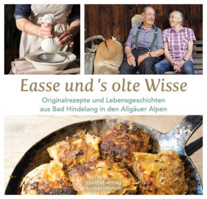 „Easse und ’s olte Wisse“ ist ein ebenso ungewöhnliches wie ehrgeiziges Buchprojekt, das Lebenslinien alteingesessener Allgäuer aus der Marktgemeinde Bad Hindelang mit ihrer Küche und dem Kochen verbindet. Dabei geht es um ein arbeitsreiches, aber zufriedenes Leben, um Alpwirtschaft und Bergkäse, um Ziger und Butterschmalz. Diese etwas andere Publikation zur Kochkunst entstand nicht zuletzt deshalb, weil wertvolles Wissen älterer Dorfbewohner verloren zu gehen drohte. 18 Allgäuerinnen und Allgäuer haben sich deshalb interviewen lassen. Dieses Buch präsentiert mehr als 80 Originalrezepte. Diese sind auch eine Art Reise in die Kindheit. Die Gerichte, die die Oma gekocht hat, wecken ein Leben lang Erinnerungen. Die Rezepte zeigen aber auch, wie man mit einfachen „ehrlichen“ Lebensmitteln schmackhafte Gerichte kochen kann.