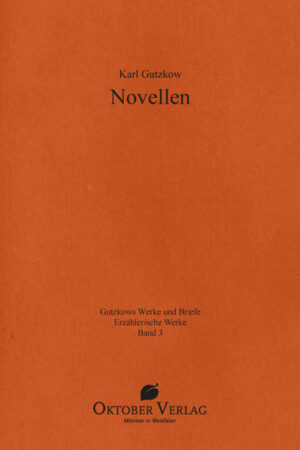 Gutzkows Novellen von 1834 fallen in eine Zeit, als so mancher junge Autor das für die deutsche Literatur noch relativ neue Genre in Angriff nahm, um sich einen eigenen Namen zu machen. Doch stellt Gutzkow zwei andersartige Texte, die der Skizzenliteratur zugehören, jener seit den 1830er Jahren in Paris entwickelten zeitgenössischen Sittenmalerei, ins Zentrum der beiden Bände. Und damit macht er nicht halt, sondern schreibt den Novellen zugleich skizzenartige Momente ein, versucht so eine physiologische Durchdringung der Novelle, um hinter der Oberfläche der Novellenmode tiefere analytische Einsichten zu gewähren. Steht der erste Band mehr unter dem Zeichen der Analyse, so verschiebt sich im zweiten Band die Perspektive mehr auf eine ›Correlation‹, die Zwischenbereiche öffnet und mehr im Oszillieren, im Schwingen verbleibt. Dies kann als Signum der Moderne gelesen werden: im Dazwischen wird der Verlust von Identität reflektiert