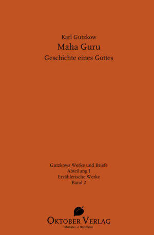 Gutzkows erster Roman von 1833 spielt in Tibet und steht im Kontext der damals modischen orientalistischen Literatur. Etwas Besonderes lag jedoch in der Wahl des Schauplatzes Tibet, das für Europäer noch relativ unbekannt war. Der Untertitel, den Gutzkow »Maha Guru« gab, »Geschichte eines Gottes«, deutete die ethische Herausforderung an, die im Lamaismus lag, in der Verkörperung des göttlichen Prinzips durch einen sterblichen Dalai Lama. Aufregend für europäische Sittlichkeitsbegriffe war die tibetanische Polyandrie, also die Ehe einer Frau mit mehreren Männern: ein moralischer Stoff, den der Roman eng mit seinem religiösen Thema verwebt. Der Autor bezog sein Wissen aus einer Reihe von Quellen. Die eigene Phantasie verwandelte dieses Material in ein Gesellschaftsporträt mit Spitzen gegen die chinesische Führungsschicht und den Klerus, aber auch mit Einfühlung in die Besonderheiten Tibets. Der Roman zeichnet das Bild einer Kultur auf dem Säkularisierungsweg. Äußere Abhängigkeiten sind dabei genauso im Spiel wie innere Machtverhältnisse und individueller Ehrgeiz. Eine Geschichte der Säkularisierung ist auch der Lebensweg der Titelgestalt. Der Gott Maha Guru wird wieder zum Menschen: Seine Liebe zu Gylluspa und zu seinem Bruder unterminiert seinen Status und wird schließlich in einer Ehe zu dritt verwirklicht. Diese ›Menschwerdung‹ vollzieht sich in sinnlicher und spiritueller Hinsicht. Maha Guru beendet sein Dasein als Geläuterter in einem Zustand zwischen Diesseits und Jenseits. Obwohl Gutzkow den jungdeutschen Diskurs zur Emanzipation der Sinne in diesem Roman mitgestaltet, vereinnahmt er die Geschichte Maha Gurus nicht für diesen Zweck. Die beobachtende Distanz wird gewahrt, und der yogihafte Heilige, dem das Schlusskapitel gewidmet ist, behält die ihm eigene kulturelle Differenz.