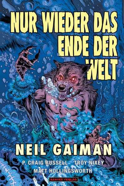 Ein Sachbearbeiter aus Innsmouth findet heraus, dass der Weltuntergang unmittelbar bevorsteht … und dass das Werkzeug, mit dem die Zerstörung in Gang gesetzt werden soll, ein Werwolf ist. Lawrence Talbot ist ein gewöhnlicher Durchschnittsmann, der versucht, über die Runden zu kommen … und der sich längst an seine monatlichen Verwandlungen in ein menschenfressendes Untier gewöhnt hat. Als ein eigenartiger Besucher in seinem Büro auftaucht, um ihn vom Ende der Welt in Kenntnis zu setzen, tut Lawrence die Angelegenheit noch mit einem Schulterzucken ab. Doch dann wird er in einer Abfolge merkwürdiger Ereignisse tiefer als ihm lieb sein kann in die sich anbahnende Apokalypse hineingezogen. Von Neil Gaiman, dem von der New York Times als Bestsellerautor gelisteten Hugo- , Bram- Stoker- , Locus- , World- Fantasy- und Nebula- Preisträger (Sandman, American Gods) stammt die Vorlage zu dieser Graphic Novel aus der Feder von Eisner- und Harvey- Preisträger P. Craig Russell (Elric, Night Music), die von Troy Nixey (Harley Quinn, The Matrix) und Matthew Hollingsworth (Catwoman, Eternals) gezeichnet und koloriert worden ist.