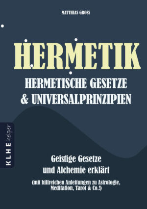 Du suchst einen praktischen Zugang zu den Geheimnissen des Lebens? Hermetische Gesetze, auch als Universalprinzipien bezeichnet, beherrschen unser aller Leben. Sie funktionieren genauso exakt wie Naturgesetze, sind den meisten Menschen aber vollkommen unbekannt! Universalprinzipien können wichtige Antworten auf die großen Fragen des Lebens liefern. Die praktische Umsetzung hermetischer Gesetze kann einen überaus (positiven) Einfluss auf unser Leben haben. Hermetik als Schlüssel zu einem erfüllenden Leben Es ist in den letzten Jahrzehnten nicht unbedingt einfacher geworden, Spiritualität im Alltag zu leben oder gar in den Alltag zu integrieren. Das ist schade, liegt darin doch die wahre spirituelle Meisterschaft. Ein Verständnis der kosmischen Prinzipien und Gesetze ist jedoch unabdingbar, möchten wir langfristig mehr aus unserem Leben machen. Sie bieten die geistige Grundlage, um mithilfe sogenannter Werkezeuge oder Instrumente der Bewusstwerdung, nicht nur spirituelle Ziele zu verwirklichen Lerne in Teil 1 (Theorie) dieses Buches: Was ist Hermetik und wie funktionieren hermetische Gesetze? Den wichtigen Unterschied zwischen wahrer Esoterik und Räucherstäbchen- Hippietum. Die Geschichte von Hermes Trismegistos. Die 7 Universalprinzipien / hermetischen Gesetze Schritt für Schritt erklärt. #1 Das Gesetz der Geistigkeit #2: Das Gesetz der Polarität. #3: Das Gesetz der Entsprechung / Analogie. #4: Das Gesetz der Resonanz und Anziehung. #5: Das Gesetz der Harmonie und des Ausgleichs. #6: Das Gesetz des Rhythmus (Schwingung). #7: Das Gesetz von Ursache und Wirkung (Karma). Lerne in Teil 2 (Praxis) dieses Buches: Wege, Selbsterkenntnis zu erlangen und das Bewusstsein zu erweitern. Den praktischen Einsatz wichtiger Werkzeuge der Bewusstwerdung, wie z. B. #1 Atmung (mit kaum bekannten Atemübungen). #2 Meditation (mit praktischen Meditationsübungen). #3 Tipps zu geistiger Alchemie. #4 Wie Astrologie funktioniert und sie Dir helfen kann, Lebensaufgaben zu erkennen und zu meistern (spannende Erkenntnisse garantiert!). #5 Wie Du Tarot für Dein persönliches Wachstum nutzen kannst (mit einfachen Tarot- Übungen). #6 Warum die Ernährung für unser spirituelles Weiterkommen wichtig ist (mit zahlreichen Ernährungstipps!). #7 Wie Du Dein Leben durch altruistisches Geben vollkommen verändern kannst. ...und vieles, vieles mehr! Lerne die hermetische Lehre zunächst in der Theorie und übertrage sie anschließend auf Dein Leben. Ohne rosarote Brille, sondern ehrlich und authentisch! Dieser Ratgeber ist anders. Der Autor erklärt anhand persönlicher Beispiele, ehrlich und transparent, wie uns Hermetik im Alltag dienen kann. Keine pseudopositive New- Age Literatur, sondern mit dem Ziel, den Leser wieder in die Eigenverantwortung zu bringen. Für wen dieses Buch nichts ist? Menschen, die Honig um den Mund geschmiert bekommen möchten. Menschen, die nach Instantlösungen suchen. Profis in der Hermetik (ein Buch für Einsteiger und Fortgeschrittene). Bonus Dich im Buch? Du erhältst ein Plakat (Infografik) mit den 7 Urprinzipien zum Ausdrucken (kostenlos). Außerdem erhältst Du 3 eBooks zum Download kostenlos