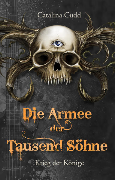 DIE ARMEE DER TAUSEND SÖHNE ist ein atmosphärischer Dark Urban Fantasy- Roman um verfluchte Monarchen, aus der Hölle verstoßene Dämonen, gebrochene Helden, die Macht der Musik - und die junge Musikerin Jo, die mit Witz, Mut und Verzweiflung um ihre Welt und ihr eigenes Überleben kämpft. Die junge Gitarristin Jo, die im Quartier, dem düsteren Freihavener Hafenviertel als Kurierläuferin für eine kriminelle Organisation arbeiten muss, träumt davon, eines Tages als Rockmusikerin ein neues Leben zu beginnen. Als Anwaltssohn Alex ihr seine Hilfe anbietet, scheint ihr Wunsch in greifbare Nähe zu rücken. Währenddessen wird Freihaven mehr und mehr von beängstigenden Ereignissen erschüttert, gräßlich zugerichtete Leichen werden gefunden, ein finsterer Fremder übernimmt die Macht im Quartier und Jo sieht Dinge, die sie an ihrem Verstand zweifeln lassen. Und warum taucht plötzlich überall das Zeichen dieser unheimlichen Band auf? Als ihre Freunde verschwinden, gerät Jo zwischen die Fronten eines unmenschlichen Krieges und ist gezwungen, einen verhängnisvollen Dämonenpakt einzugehen. Zu allem Überfluß erwacht in ihr ein gefährliches Talent, von dessen Existenz sie bisher nichts geahnt hat und das sie nicht kontrollieren kann ...