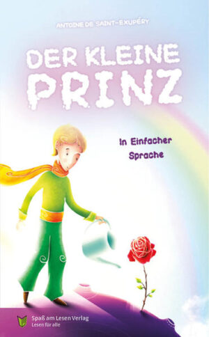 Der Erzähler trifft einen kleinen Prinzen. Der kleine Prinz ist auf der Suche nach neuen Freunden. Er erzählt Geschichten von seiner Reise zur Erde. Auf der Reise trifft der kleine Prinz einen König, einen Geschäftsmann, einen Fuchs und viele andere... „Lebewohl“, sagte er. Der Fuchs sagte: „Höre nun noch mein Geheimnis. Man sieht nur mit dem Herzen gut. Das wirklich Wichtige ist für die Augen unsichtbar.“ Der kleine Prinz von Antoine de Saint-Exupéry ist eines der berühmtesten Bücher auf der Welt. Es geht um Freundschaft und was im Leben wichtig ist.