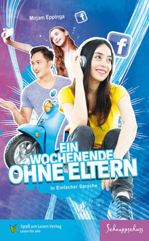 „Ist doch okay, dass die Jungs auch da sind, oder?“, fragt Katrin. „Ich wusste nichts davon. Sie sind uns nachgefahren.“  Katrin lacht. Sie freut sich. Ich sehe es an ihrem Gesicht. „Kein Problem. Cool, dass ihr da seid“, sage ich.  Als ihre Mutter am Wochenende weg ist, lädt Rosa ihre beste Freundin Sara ein. Zwei andere Freundinnen, Katrin und Ellen, kommen auch dazu. Was als kleine, gemütliche Feier beginnt, gerät schnell außer Kontrolle …  Ein Wochenende ohne Eltern gehört zur Serie Schnappschuss, einer spannenden Buchreihe für Jugendliche. Mit einfachen Wörtern und dynamischen, bunten  Illustrationen macht Lesen gleich doppelt so viel Spaß!