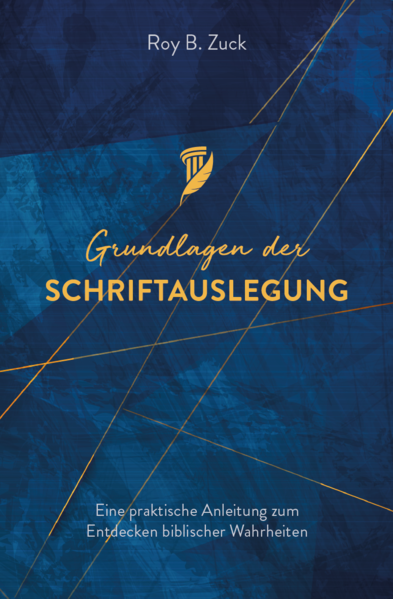 • Kann ich die Bibel wirklich verstehen? • Spielt alttestamentliche Prophetie heute noch ein Rolle? • Was fange ich mit all den Bildern und Symbolen im Buch Offenbarung an? • In welcher Beziehung stehen das Alte und das Neue Testament zueinander? Wieso soll ich mich überhaupt mit den Regeln der Schriftauslegung auseinandersetzen? Dr. Roy Zuck legt dar, dass diese Regeln elementar wichtig sind, um die Bibel richtig zu verstehen. Nur basierend auf dieser Grundlage kann die Schrift richtig gelehrt und angewendet werden. Er beleuchtet die Geschichte der Schriftauslegung, zeigt wo die Herausforderungen liegen, geht auf Probleme ein und erklärt Schlüsselbegriffe. All dies tut er auf eine leicht verständliche und für jeden zugängliche Art und Weise. Du möchtest wachsen in der Gnade und Erkenntnis unseres Herrn Jesus Christus (2Pet 3,18)? Dieses Buch wird dir dabei helfen, den gesamten Ratschluss Gottes genauer, klarer und fundierter zu erkennen, so dass du in deiner Nachfolge und deinem Zeugnis gestärkt und gegründet bist.