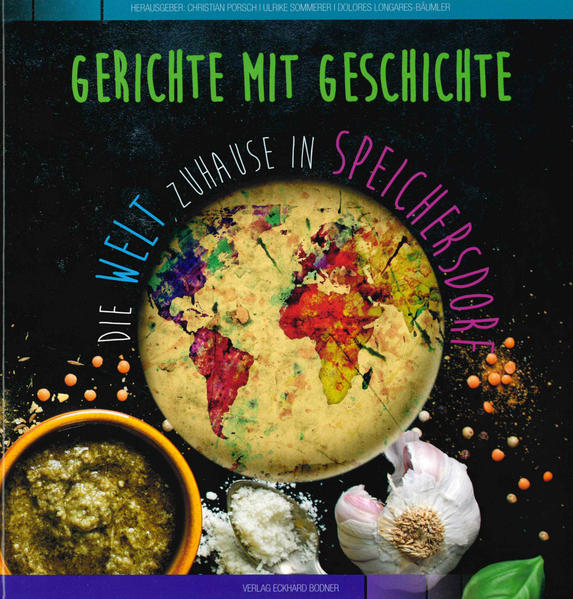 Menschen aus 25 Ländern leben in der Gemeinde Speichersdorf im Landkreis Bayreuth zusammen. Sie alle haben nicht nur ihre Geschichte(n) mitgebracht, sondern auch den Geschmack ihrer Herkunftsländer. Jede Seite des Buches erzählt eine Geschichte und lädt dazu ein, ihr geschmacklich nachzuspüren.