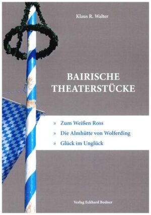 Eine typisch bodenständige Haltung echter bairischer Heimatverbundeheit kommt in den drei Stücken von Klaus R. Walter, alias Klaus Pörtl, deutlich zum Ausdruck. Die Theaterstücke spiegeln unverkennbar eine bairische Welt wieder, wie sie war und ist.