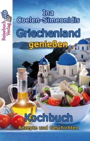 Günstige überarbeitete und verbesserte Ausgabe 2018 mit Schwarz-Weiß Fotos! Für dieses spezielle Kochbuch hat Ina Coelen-Simeonidis über 100 traditionelle Rezepte griechischer Köchinnen und authentisch überlieferte Kochanleitungen zusammengetragen. Von den vielseitigen unvermeidlichen Mesédes (Vorspeisen) wie Tsatzíki - Boujourndí - Dolmadákia geht es über Mousaká - Patátasalata - Pastízio - Spanakópita - weiter zu traditionellen Suppen, wie Fasoláda - Majirítsa - Trachanás, aber es fehlt auch nicht an veganen Rezepten etwa Briám - Gigantés - Tourlóu. Aber auch Anleitungen für köstliches Gebäck Bougátsa - Koulourákia - Ravaní und Süßspeisen sind zu finden. Die Autorin hat ihre Rezeptsammlung mit Hintergrundinformationen über griechische Bräuche und Traditionen angereichert und mit launigen Geschichten über ihre griechische Verwandtschaft gewürzt. Wir erfahren, dass die Griechen für die besten Freunde Ouzo bestellen, selbst aber Tsípuro trinken und, dass die Paréa nicht die griechische Variante der Paella ist. Wenn wir das Fremde kennen und verstehen lernen, erweitert das nicht nur unseren Horizont, sondern bereichert auch unseren Speiseplan. Abgerundet wird dieses Kochbuch mit griechischen Schriftzeichen - Speisenwörterbuch - Bezeichnungen landestypischer Speisen zum Kennenlernen und Wiedererkennen beim nächsten Griechenlandurlaub. Auch als Premiumausgabe mit Farbfotos erhältlich!