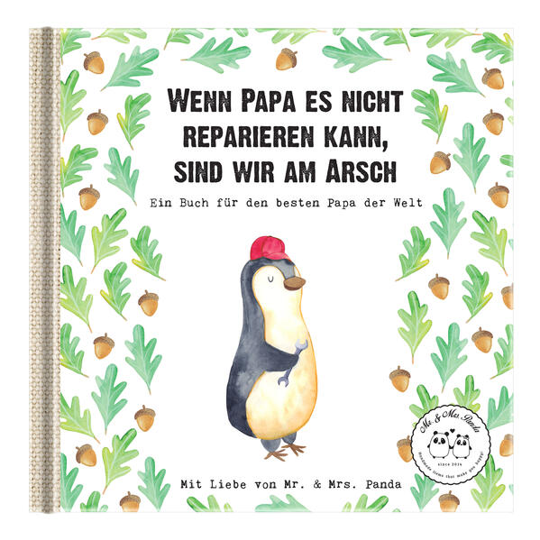 Hast du einen Papa, die dir alles ermöglicht und dir die Welt zu Füßen legt? Dann ist es jetzt an der Zeit, etwas zurückzugeben. Sag DANKE mit diesem persönlichem Geschenkbuch. Das Buch ist eine Komposition aus den schönsten handgemalten Motiven von Nora von Gadenstedt und ganz besonders liebevollen Sprüche, die das Herz deines Papas zu Schmelzen bringen werden. Das besondere: Es gibt einige Seiten, die Platz für Lieblingsfotos und eigene Texte lassen. So kannst du diesem Geschenk eine persönliche Note verleihen!