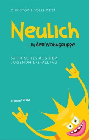 Das Leben in der Jugendhilfe ist ernst genug, da darf auch einmal geschmunzelt werden. Christoph Bollhorst nimmt in dieser Sammlung skurriler Begebenheiten den Alltag in einer stationären Wohngruppe aufs Korn. Das meiste ist natürlich frei erfunden. Wer aber in den Hilfen zur Erziehung tätig ist, wird bestätigen: Es könnte sich so zugetragen haben.