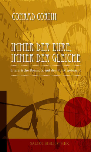 Ein entwischter Ur-Ur-Auerochse aus Altamira, ein Deichbruch in der heimischen Wohnung, eine Katze als Wahrsagerin ... die Protagonisten in Conrad Cortins neuem Buch zeigen uns eine fantastische Welt zwischen Sinn und Widersinn, Humor und Ernsthaftigkeit. In jedem Fall eigensinnig und höchst poetisch, bleibt Cortin dabei immer der Eure, immer der Gleiche.