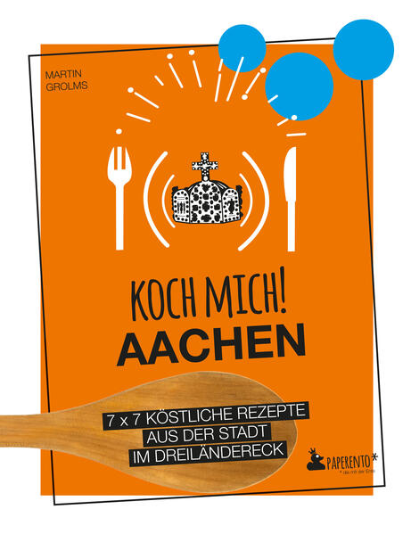 Das Aachen-Kochbuch mit kreativen Rezepten aus der Region. Wie schmeckt eigentlich eine Stadt? Von der Kurhaus-Gazpacho bis zur Bützje-Bier-Bowl, vom Dompfaff-Printenkuchen bis zu Kaiser Karls Wildkräuter-Salat: Die einfachen und schnellen Rezepte liefern einen feinen Vorgeschmack auf Aachen, die Stadt im Dreiländereck zwischen Deutschland, Belgien und den Niederlanden. »Koch mich! Aachen«: Das sind 7 x 7 Ideen zum Nachmachen - von der Vorspeise bis zum Dessert. Autor Martin Grolms kocht aus Leidenschaft und ist in seiner Heimat auf kulinarische Spurensuche gegangen. Entdecken! Ein Streifzug durch die Stadt Gestalten! Mach Aachen bunter Ausprobieren! Mit Platz für eigene Rezepte So schmeckt Aachen. Heimat. Einfach. Lecker.