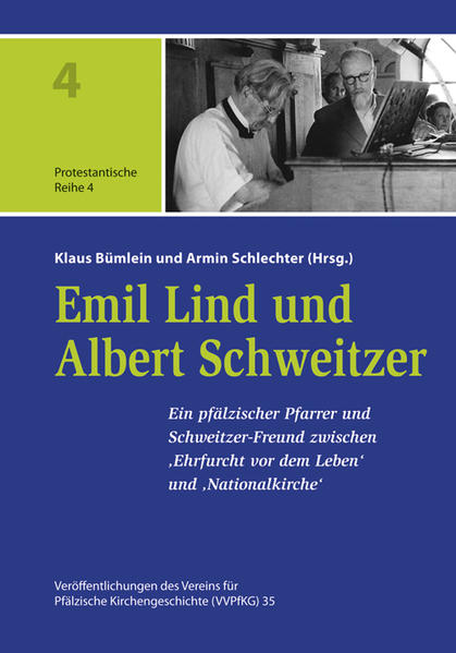 Zum ersten Mal wird in diesem Buch der Briefwechsel zwischen dem weltberühmten Arzt und Theologen ­Albert Schweitzer (1875-1965) und dem pfälzischen Pfarrer Emil Lind (1890-1966) veröffentlicht. Er begann 1928 und reicht bis zum Tod Schweitzers. Das Landes­bibliothekszentrum Speyer konnte 2011 diesen Briefwechsel erwerben. Der Schweitzer-Forscher Werner ­Zager bietet den Text der Briefe mit Erläuterungen.Zugleich enthält das Werk eine ausführliche Biographie Linds (Carolin Schäffer). Die Persönlichkeit des liberalen Pfarrers tritt dabei in ihrer breiten Positiv-Wirkung, aber auch in ihrer Problematik während der NS-Zeit seit 1937 ans Licht. Linds zahlreiche Schriften zu Albert Schweitzer, aber auch sein Wirken als Prediger und als Reiseschriftsteller sind ebenfalls dargestellt (Klaus Bümlein, Armin Schlechter).Ergänzend zeigen zwei Beiträge, dass Schweitzer neben Lind andere Sympathisanten und Verehrer in der Pfalz hatte (Udo Sopp, Gerhard Vidal).