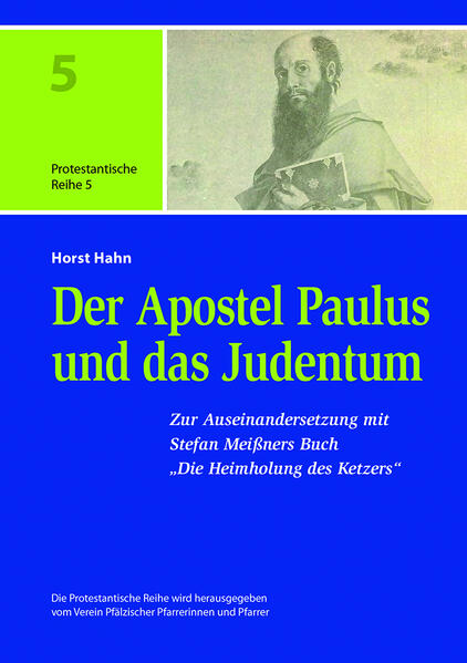 Mehr als ein Vierteljahrhundert nach der Publikation von Stefan Meißners bahnbrechendem Paulus-Buch lädt Horst Hahn zu einer aufregenden wie intensiven Auseinandersetzung ein. … Hahn ist für das Gespräch mit Meißners Werk und seiner Zielsetzung besonders aufgeschlossen und vorbereitet. Er war als Oberkirchenrat bei der Neufassung der pfälzischen Kirchenverfassung 1994 verantwortlich beteiligt, gemeinsam mit dem Arbeits­kreis „Kirche und Judentum“. … So ist Hahns Auseinander­setzung mit Meißners Werk viel mehr als eine späte ausführliche Rezension