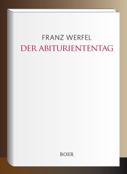 Werfels Roman spielt in einer Großstadt - höchstwahrscheinlich Prag - zwischen den beiden Weltkriegen. Dort hat der dreiundvierzigjährige, aus Wien stammende Untersuchungsrichter Landesgerichtsrat Dr. Ernst Sebastian von Portorosso im Jahr 1927, an dem Tag, an dem ein Klassentreffen ansteht, einen Festgenommenen zu verhören, der verdächtigt wird, die Prostituierte Klementine Feichtinger in deren Wohnung erschossen zu haben. Er glaubt in dem Beschuldigten den ehemaligen Klassenkameraden Franz Adler zu erkennen. Diese Befragung führt zu einer Selbstreflexion über die schulische Vergangenheit, in der am Ende die Schuldfrage beantwortet wird. Am nächsten Tag setzt Sebastian die Befragung fort, muss aber erkennen, dass der Beschuldigte keine Ähnlichkeit mit seinem früheren Mitschüler hat, und als er noch einmal die Personenangaben in der Akte prüft, stellt er fest, dass es sich um eine Verwechslung handelt. Das Manuskript des Romans Der Abituriententag schrieb Franz Werfel 1926 innerhalb eines Monats, möglicherweise inspiriert durch ein Treffen mit seinen früheren Klassenkameraden Willy Haas und Ernst Deutsch. In Kindlers Literaturlexikon wird von einem Treffen mit Hermann Sudermann in Italien ausgegangen. Die Schilderungen dessen harter Schulzeit seien Inspiration gewesen. Gleichwohl ist in Werfels Biographie eine auffällige Parallele zu den Romanfiguren zu finden, denn er ist ebenfalls von Wien nach Prag an das deutsche Gymnasium in der Stephansgasse gewechselt und litt unter dem alten Schulsystem.