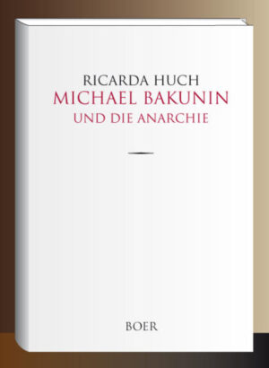 Ricarda Huchs Bakunin-Biographie basiert auf den Quellen, die ihr Max Nettlau und Fritz Brupbacher zur Verfügung gestellt haben. In ihrer unverwechselbaren kraftvollen Art beschreibt diesen Charakter im Kontext der historischen Gegebenheiten und Zwänge. Deutlich wird auch in diesem Werk ihre Begabung, Historisches lebensnah, aber doch fundiert und nach historisch-wissenschaftlichen Grundätzen zu gestalten.