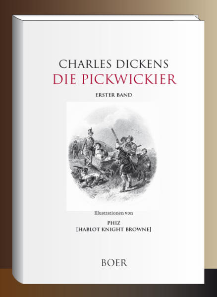 Hauptfigur des Romans ist der Gelehrte Samuel Pickwick, Gründer und Präsident des Pickwick-Klubs. Um neue Erkenntnisse zu sammeln, unternimmt er zusammen mit den Klubmitgliedern Tracy Tupman, Augustus Snodgrass und Nathaniel Winkle zahlreiche Reisen innerhalb Englands. Beinah episodenhaft und mit viel Humor und Situationskomik schildert Charles Dickens dabei die zu bestehenden Abenteuer. Durch die Berufung auf die (fiktiven) Protokolle des Pickwick-Klubs verleiht er seiner Geschichte Authentizität. Zu Beginn ihrer Reisen lernen die vier Pickwickier Alfred Jingle kennen, der im weiteren Verlauf der Geschichte als Hochstapler entlarvt wird. Immer wieder werden die vier Freunde auf die Manor-Farm Mr. Wardles in Dingley Dell geführt. Eine zentrale Rolle kommt auch dem bauernschlauen Sam Weller als treuer Bediensteter Mr. Pickwicks zu. Seine Einstellung verursacht ein Missverständnis zwischen dem Gelehrten und seiner Vermieterin Mrs. Bardell, das schließlich alle drei ins Fleet-Gefängnis von London bringt. Besonders hier zeigt Dickens, dessen Vater selbst einige Zeit im Londoner Schuldgefängnis saß, die unhaltbaren sozialen Zustände auf. Die Anwaltskanzlei Dodson & Fogg steht für die wenig rühmliche Rolle der Justiz. Der Roman endet dennoch für fast alle Beteiligten mit einem Happy End. [Wikipedia]