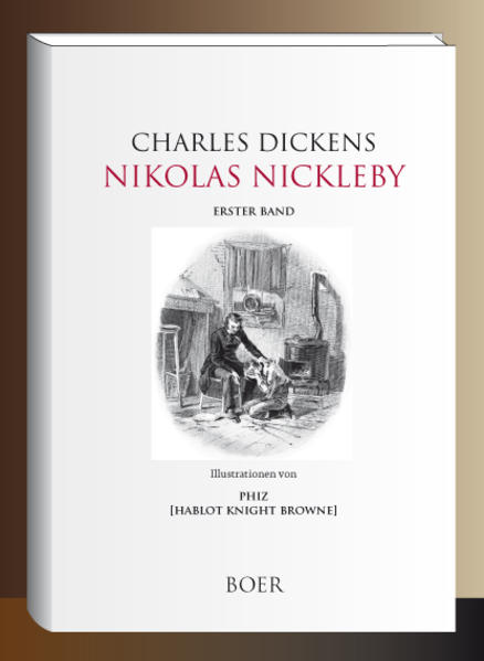 Inhalt Der sozialkritische Gesellschaftsroman spielt um das Jahr 1830 und beginnt mit dem Tod von Nicholas Nicklebys gleichnamigem Vater. Er hatte sich bei Aktiengeschäften verspekuliert und den Ruin nicht verkraftet. Nach seinem Tod muss die Familie das Anwesen in Devonshire verlassen und sucht Unterstützung bei dem ebenso vermögenden wie geizigen Bruder des Vaters, Ralph Nickleby, in London. Ralph Nickleby wird zum Hauptgegenspieler Nicholas. Er bringt Nicholas dazu, eine Stellung als Hilfslehrer in der weit entfernten Erziehungsanstalt Dotheboys Hall anzunehmen. Die angebliche Wohltat erweist sich schon bald als listiger Versuch, den ungeliebten Neffen loszuwerden. Nicholas stellt fest, dass die Schüler als Mittel zum Geldverdienen betrachtet und missbraucht werden. Der Anstaltsleiter Wackford Squeers und seine Familie ziehen aus den Schülern nur persönlichen Profit. Nicholas ist der einzige, der sich für die Belange der Schüler einsetzt, wird entsprechend von den Schülern geliebt und von Mrs. Squeers gehasst. Ein ehemaliger Schüler namens Smike, der jetzt für sein Essen unter miserablen Bedingungen arbeiten muss, hängt sich besonders an Nicholas an. Smike flieht eines Tages aus Dotheboys Hall, wird aber schon nach kurzer Zeit wieder aufgegriffen und vom Anstaltsleiter vor den anderen Schülern schwer misshandelt und fast erschlagen. Nicholas verhindert dies und schlägt Squeers zusammen. Dann verlässt Nicholas die Anstalt mit Smike in Richtung London. Auf ihrer Flucht kommen die beiden Freunde bei der Theaterbühne des Vincent Crummles in Portsmouth unter. Nicholas wird an dieser Bühne unter dem Künstlernamen Mr. Johnson zum gefeierten Darsteller und Stückeautor, verlässt die Theaterwelt aber, als er erfährt, dass seine Schwester Kate und seine Mutter in der Zwischenzeit von Onkel Ralph auf unterschiedlichste Weise drangsaliert werden. So mussten sie auf Drängen Ralphs die Unterkunft bei Miss La Creevy, die zur Freundin der Familie geworden war, aufgeben und in eine günstigere Unterkunft umziehen. Die Anstellung bei der Hutmacherin Mrs. Mantalini verliert Kate durch Intrigen der Angestellten Miss Knag. Durch eine glückliche Fügung erhält Nicholas eine gut bezahlte Vertrauensstellung bei den Gebrüdern Charles und Ned Cheeryble. Durch sie lernen Nicholas wie auch seine Schwester Kate ihre großen Lieben kennen: Während Nicholas sich in Madeline Bray verliebt, einen Günstling der Gebrüder Cheeryble, kommt Kate deren Neffen Frank Cheeryble näher. Der Konflikt zwischen Ralph und Nicholas steigert sich, als Ralph zusammen mit Schulleiter Squeers den vermeintlichen Vater von Smike, einen Mr. Snawley, präsentiert. Der falsche Vater fordert die Herausgabe des Jungen, was Nicholas verweigert. Auch wenn die Intrige fehlschlägt, setzt der Schock Smike so sehr zu, dass er schwer erkrankt. Der Höhepunkt des Konflikts wird erreicht, als Ralph seinen windigen Geschäftskollegen Arthur Gride dabei unterstützt, Madelines egozentrischen Vater Walter Bray unter Druck zu setzen, damit dieser Madeline in eine Hochzeit mit dem ältlichen Arthur Gride drängt. Eigentliches Ziel ist dabei, an ein Erbe Madeline Brays zu gelangen, von dem außer Ralph Nickleby und Arthur Gride niemand etwas weiß. Durch Zufall wird Newmann Noggs Ohrenzeuge des Komplotts, und in letzter Minute wird die Hochzeit noch verhindert. Währenddessen wird Smike immer kränker und stirbt schließlich. Er findet seine letzte Ruhe wie Nicholas’ Vater unter einem riesigen Baum oberhalb des familieneigenen Landsitzes. Nach seinem Tod stellt sich heraus, dass Smike der totgeglaubte Sohn von Ralph Nickleby war. Der geheimnisvolle Brooker deckt diese familiäre Bindung auf. Er war es einst, der in Ralphs Auftrag den Knaben fortgeschafft hatte, als Ralph von seiner Frau verlassen worden war. Diese überraschende Wendung und große finanzielle Probleme treiben den Onkel am Ende in den Suizid. Für Nicholas geht die Geschichte glücklich aus. Er heiratet Madeline Bray. Kate heiratet Frank Cheeryble. Und noch eine dritte Hochzeit wird am Schluss bekannt gegeben: Miss La Creevy, die Freundin der Familie, heiratet Tim Linkinwater, den treuen Buchhalter der Cheerybles und väterlichen Freund Nicholas. [Wikipedia]