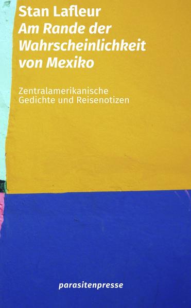 "Dünne Luft, bewohnt von lodernden Farben. Das in Tuxtlas Hitze vorgekochte Blut kühlt und filtert die Höhe in mehrstündigen Prozessen. Gehen bedeutet Kampf: mit schmalen, brüchigen, hoch über Straßenniveau angebrachten Bürgersteigen. Die lange von indígenas nicht benutzt werden durften. Der europäische Körper bleibt Fremdkörper im stark bevölkerten Tagesgeschehen. Konquistadorenkörper, Humboldtkörper, ... Projektionskörper." Stan Lafleurs Texte entführen nach Mexiko und Guatamala und bewegen sich auf entlegenen Pfaden.