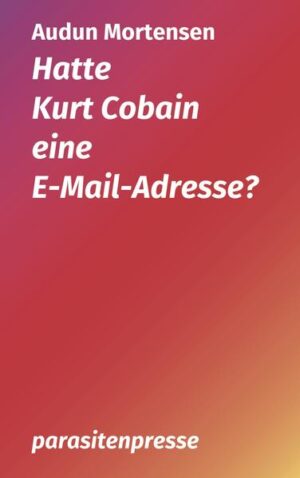 Der norwegische Schriftsteller Audun Mortensen hat das Internet ausgedruckt. In "Hatte Kurt Cobain eine E-Mail-Adresse?" erfasst er 387 Ereignisse, die noch nie zuvor in der Belletristik beschrieben wurden: Beispiele und Gegenbeispiele dafür, wie man sich an die Menschheit erinnern wird, wenn sie nicht mehr existiert.