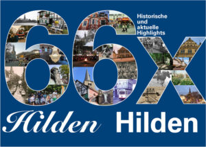 Fast 100 Seiten Hilden gibt es zu entdecken. Im neuen modern gestaltenden Buch "66 x Hilden" können Sie auf Entdeckungsreise gehen. Es gibt Bekanntes und Unbekanntes aus Hilden zu entdecken: Wer kennt noch Hildener Platt? Welche Besonderheiten bietet der Hauptfriedhof? Feiern in einen ehemaligen Getreidesilo oder entdecken Sie Hilden aus luftiger Höhe. Aber auch Erinnerungen an die Hildener Straßenbahn oder dem Hochwasser in Hilden. Aktuelle Dinge wie der Alltag bei der Hildener Tafel oder ein kurzer Einblick in die Hildener Moschee (Emir Sultan Moschee) können Sie ebenfalls entdecken. Das neue Buch macht Lust Bekanntes und Unbekanntes in der Heimat zu entdecken.