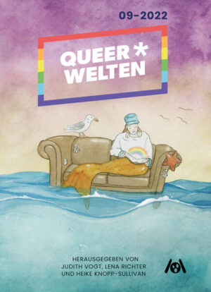 Queer*Welten ist ein halbjährlich erscheinendes queerfeministisches Science- Fiction- und Fantasy- Zine, das sich zum Ziel gesetzt hat, Kurzgeschichten, Gedichte, Illustrationen und Essaybeiträge zu veröffentlichen, die marginalisierte Erfahrungen und die Geschichten Marginalisierter in einem phantastischen Rahmen sichtbar machen. Außerdem beinhaltet es einen Queertalsbericht mit Rezensionen, Lesetipps, Veranstaltungshinweisen und mehr. In dieser Ausgabe: Auf See geblieben von Kaj Iden (Kurzgeschichte) toxArt von June Is (Kurzgeschichte) Vom Kinderkriegen von Gerit Virginia Ariel Gerlach (Kurzgeschichte) Schwache Anziehung von Helen Faust (Kurzgeschichte) Raya‘sii: Die Legende von Raya von Jeannie Marschall (Kurzgeschichte) Von Mythpunk bis amazofuturismo: Warum Mikrogenres und Movements die Phantastik facettenreicher machen von Alessandra Reß (Essay) 12 Mini- Fiction Texte zum Thema Queer Merfolk in 9 Sätzen Autor*innen der 9- Satz- Texte: Jonathan Krupitza, Jeannie Marschall, Frank Reiss, kvmw, Anna Zabini, Laura May Strange, Liane Raposa, Emma Hogner, T. B. Persson, Lünn, Chris Balz, Jassi Etter Der Queertalsbericht 02/2022