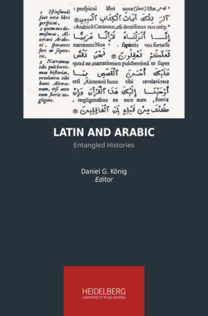 As linguistic systems comprising a large variety of written and oral registers including derivate “languages” and “dialects,” Latin and Arabic have been of paramount importance for the history of the Euromediterranean since Antiquity. Moreover, due to their long-term function as languages of administration, intellectual activity, and religion, they are often regarded as cultural markers of Europe and the (Arabic-)Islamic sphere respectively. This volume explores the many dimensions and ramifications of Latin-Arabic entanglement both from macro-historical as well as from micro-historical perspectives. Visions of history marked by the binary opposition of “Islam” and “the West” tend to ignore these important facets of Euromediterranean entanglement, as do historical studies that explain complex transcultural processes without giving attention to their linguistic dimension.