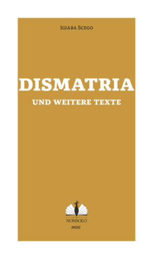 Igiaba Scego trifft mit ihrer Anthologie Dismatria ein Thema, das heute mehr denn je auf tragische Weise aktuell ist. In ihren Texten schreibt sie von der Sehnsucht nach Heimat, von Entwurzelung, von Brüchen der eigenen Identität und den daraus wachsenden Bereicherungen und Verletzungen. Als Europäerin und Afrikanerin, Somalierin und Italienerin schenkt sie ihren Erzählungen mit ironisch-kritischem Blick Glaubwürdigkeit und lässt uns eintauchen in die Problematik und auch den Zauber von Multikulturalität und Migration.  In "Dismatria" erzählt die Protagonistin aus der Ich-Perspektive von einem typischen Treffen mit ihrer somalischen Familie, dem Nachmittagstee. Wie immer ist die halbe Großfamilie anwesend, doch heute ist für die Protagonistin alles anders. Heute möchte sie ihrer Familie mitteilen, dass sie ausziehen wird, sich in ihren eigenen vier Wänden in Rom sesshaft machen wird. Und zur moralischen Unterstützung bringt sie ausgerechnet Angelique mit, eine Drag-Queen. Dass es schon allein durch die Präsenz ihrer Freundin zum kulturellen Clash mit ihrer traditionellen Familie kommen wird, ist klar.  Humorvoll, einfühlsam und bewegend erzählt Igiaba Scego von dem Prozess des Loslösens und Loslassens von Eltern und Kindern, vom alten Mutterland und dem Finden einer neuen Heimat.  Igiaba Scego engagiert sich für die Black Lives Matter Bewegung in Italien. Ihre Stimme wird häufig gefragt, sie tritt in Talkshows und vielen anderen Events auf. Sie ist außerdem als Journalistin   Mit einem Vorwort von Prof. Dr. Martha Kleinhans