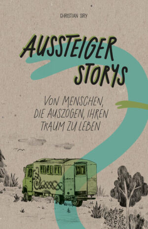 Ein Reihenhaus in der Vorstadt, zwei Kinder, ein Nine-to-five-Bürojob - für viele der Inbegriff eines guten Lebens. Doch nicht jeder passt in diese Norm. Autor Christian Siry reist einen Sommer lang in seinem Bus Paul durch Deutschland und besucht sogenannte Aussteiger in ihren selbstgeschaffenen Lebensnischen. Der Autor lebt selbst in einer Gemeinschaft auf einem Selbstversorgerhof im Pfälzer Wald - doch ist er deshalb ein Aussteiger? Ab wann ist man ein Aussteiger und aus was steigt man denn eigentlich aus? Diese Fragen begleiten ihn auf seiner Reise in die Parallelwelten einiger Lebenskünstler. Auf einfühlsame Weise gibt er einen Einblick in die Freiheit, Unabhängigkeit und tiefe Zufriedenheit der sehr unterschiedlichen Lebensentwürfe, jedoch ebenso in die Probleme, die Mühen, die Schattenseiten, die ein Leben abseits der Normalität mit sich bringt. »Aussteiger Storys« zeigt auf, dass das Spektrum an Lebenskonzepten innerhalb unserer Gesellschaft so viel größer ist, als wir denken, und stellt spannende Persönlichkeiten vor, die den Absprung aus der Norm gewagt haben, um ihren ganz persönlichen Weg zum Glück zu finden. Christian hat auf seiner Reise elf Menschen getroffen, die ihm ihre unterschiedlichen Geschichten vom Aussteigen und Ankommen erzählt haben. Unter anderem: - Felix ist mit einem Fahrrad-Zirkus durch die Welt gereist. Anschließend hat er mit anderen ein alternatives Wohnprojekt in Halle gegründet. - Karla lebt mit ihren drei Kindern, dem Hund und zwei Hühnern im Bulli und dort, wo es ihnen gerade gefällt. Sie unterrichtet ihre Kinder selbst und bietet ihr medizinisches Fachwissen an, um Menschen zu helfen. - Dieter ist der ehemalige Camel-Man. Aus dem Wochenendhaus für seine Familie hat er im Laufe der Zeit ein Seminarhaus in der Eifel geschaffen, einen Ort der Begegnung und zum Kraft tanken. - Rouven fährt mit seinem Fahrrad durch Europa, von Biohof zu Biohof, wo er mitarbeitet und viel über Permakultur, Solidarische Landwirtschaft und Gemeinwohl-Ökonomie lernt.